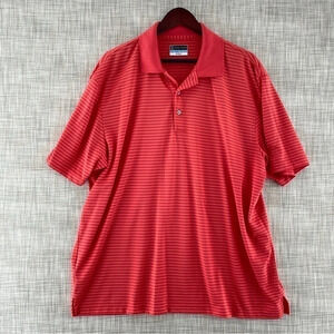PGA Tour Airflux Size XXL Short Sleeve Polo Men's Shirt 9368